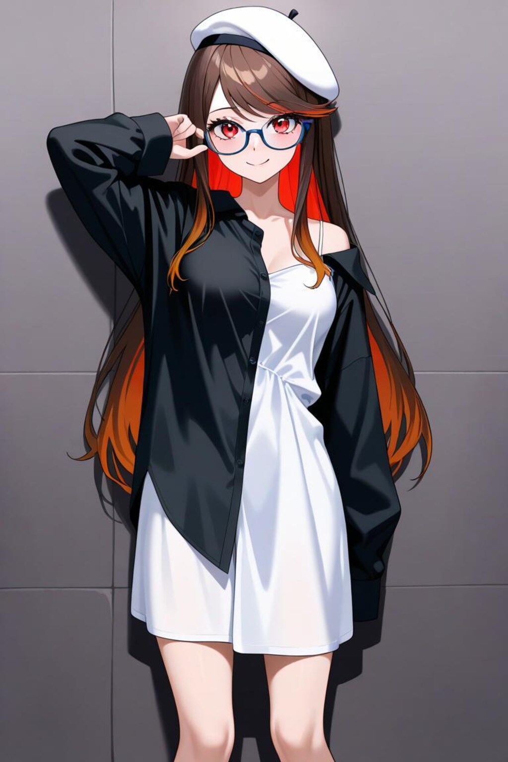 メガネの奥の濡れた瞳