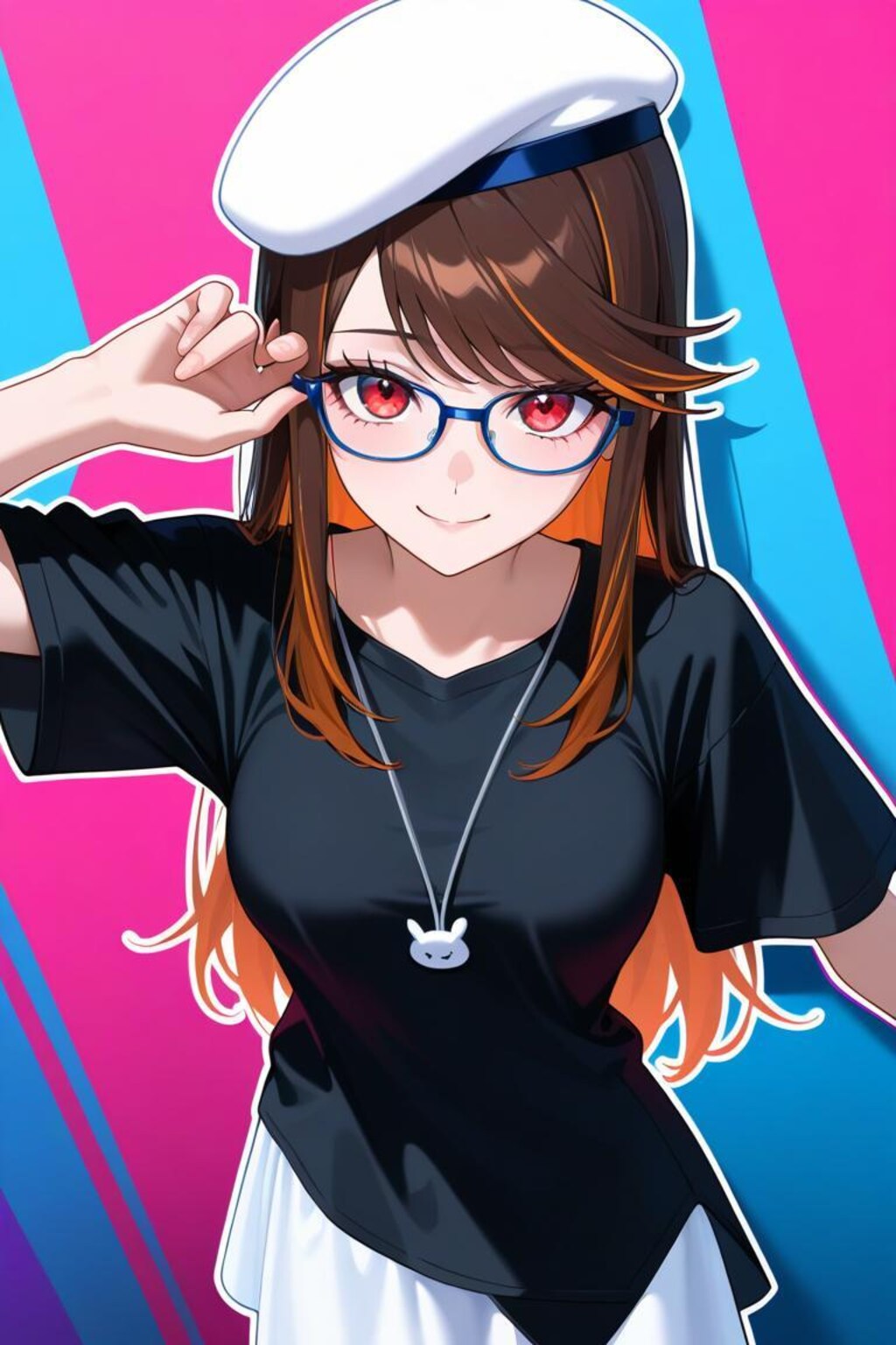 メガネの奥の濡れた瞳