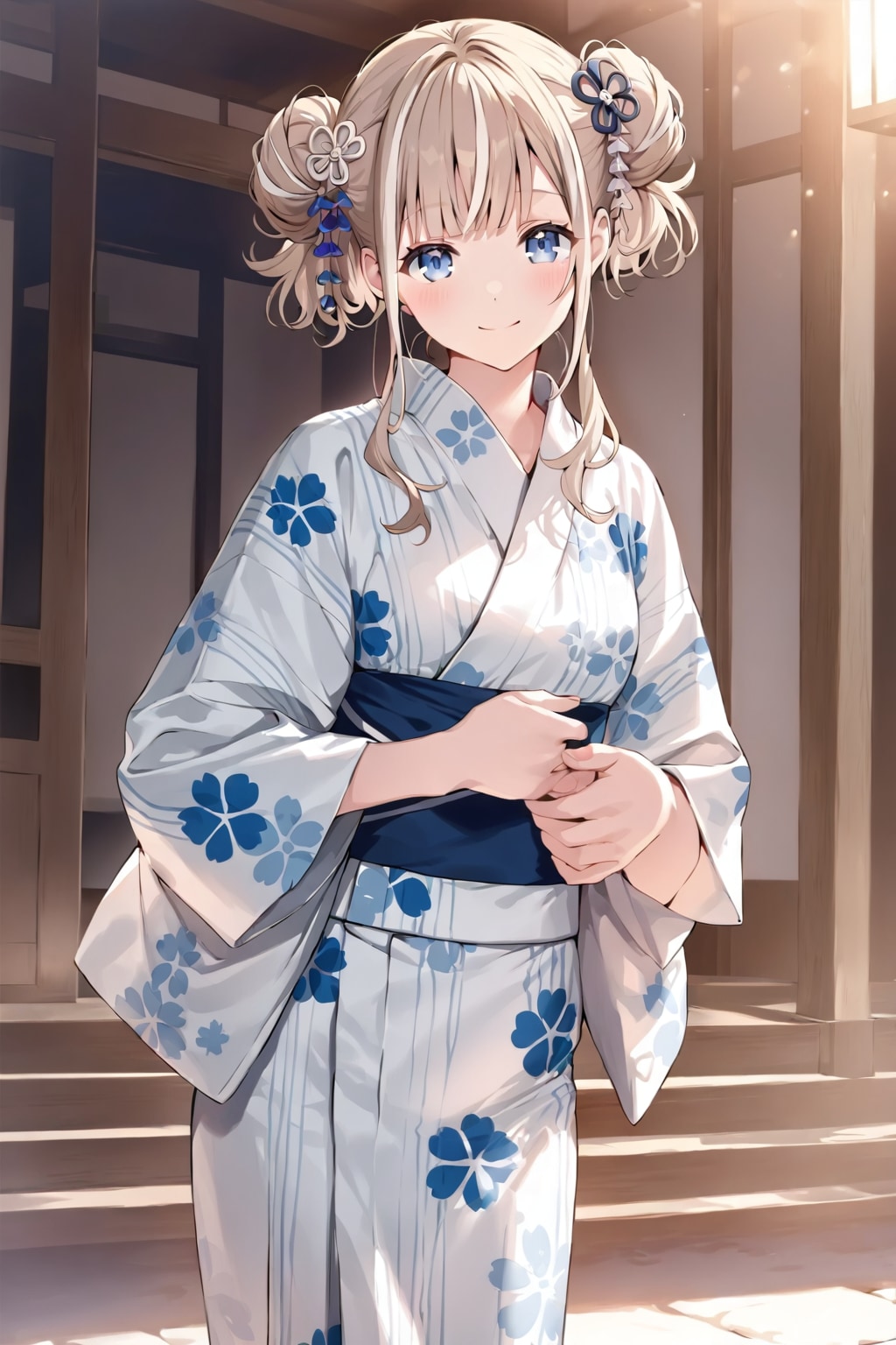 お待たせ　ど…どうかな？　#LILAC de お祭りデート