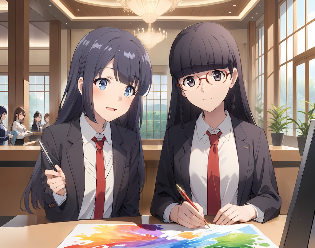 一緒に描こう！