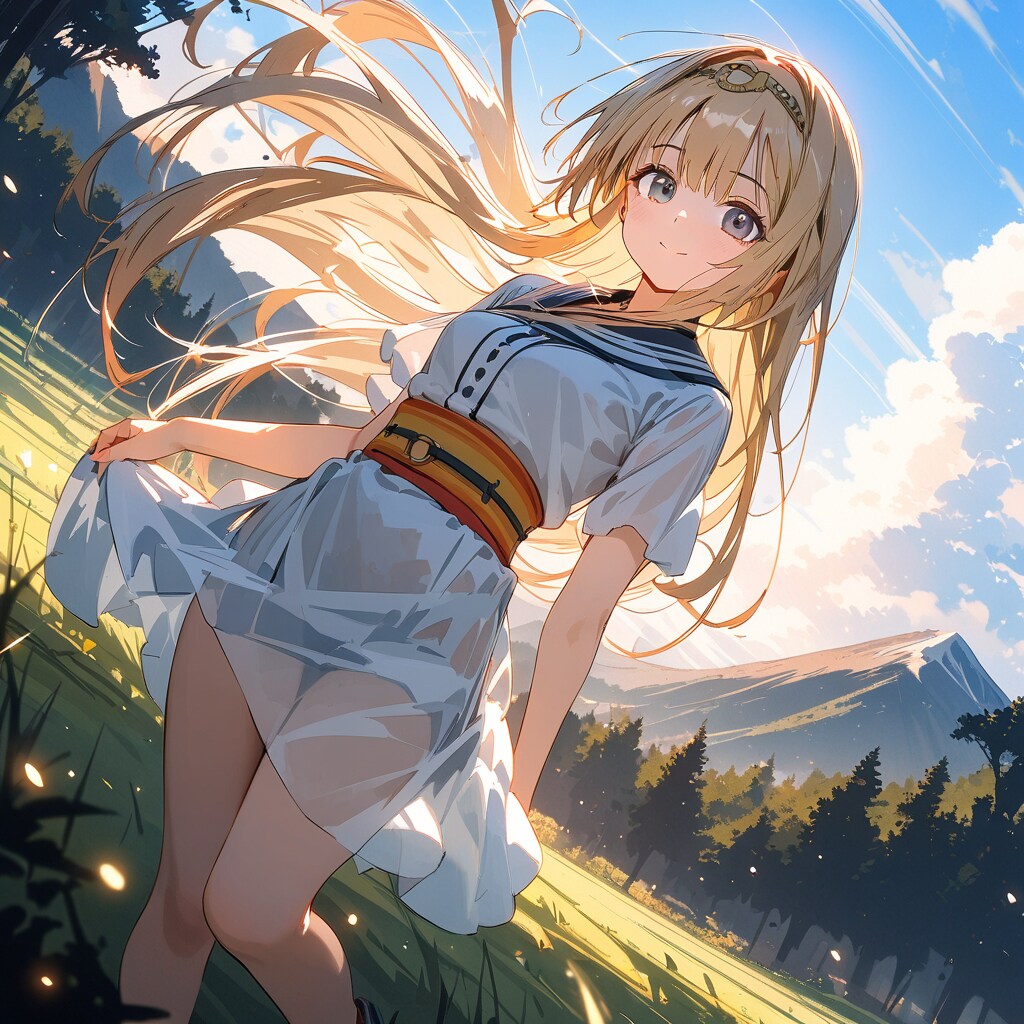 夕焼けの中で | の人気AIイラスト・グラビア