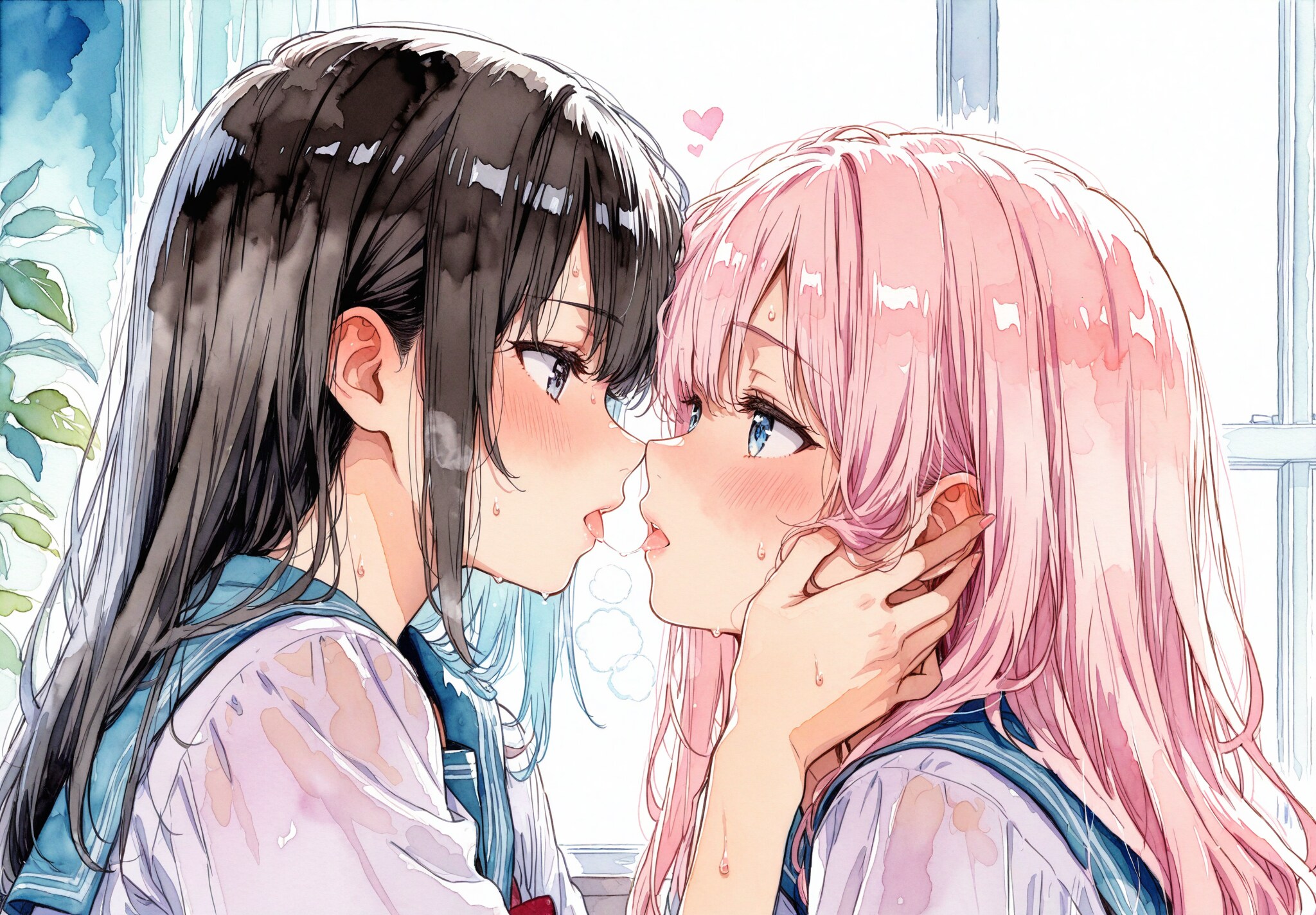 百合キス