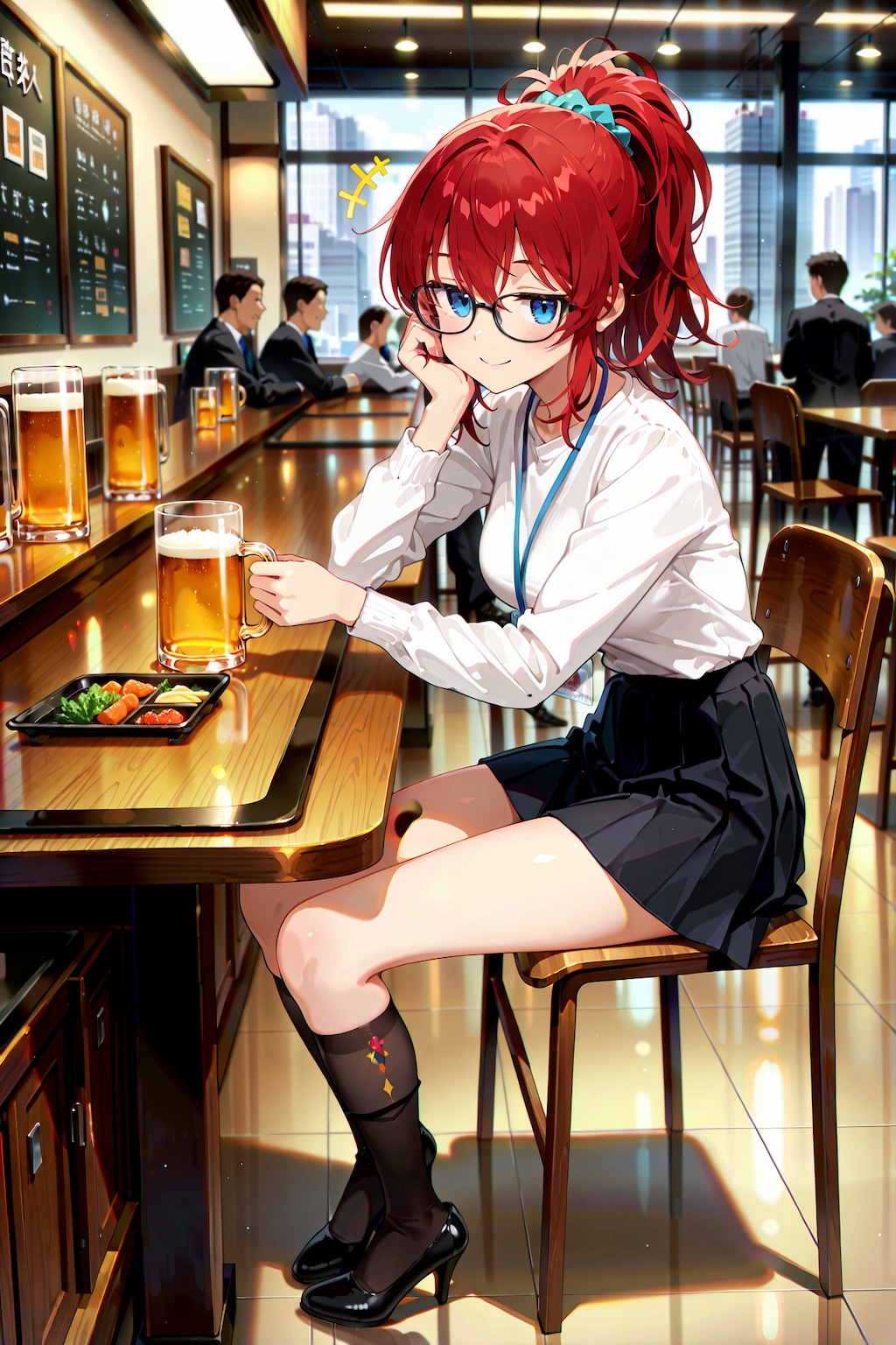 給料日・金曜日・連休前でご機嫌なジト目先生その1