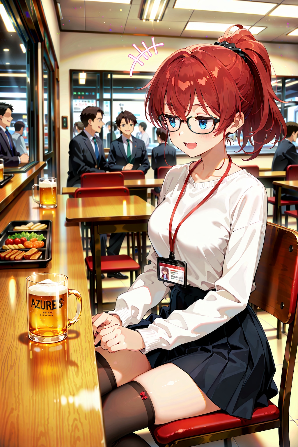 給料日・金曜日・連休前でご機嫌なジト目先生その1