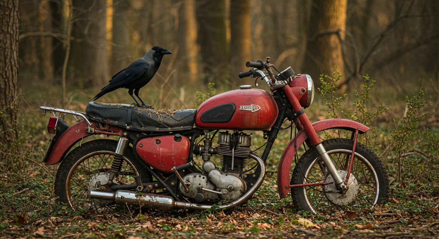 バイク廃車体 | の人気AIイラスト・グラビア