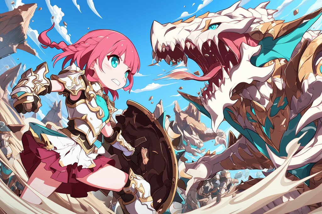 ドラゴン討伐タンクちゃん