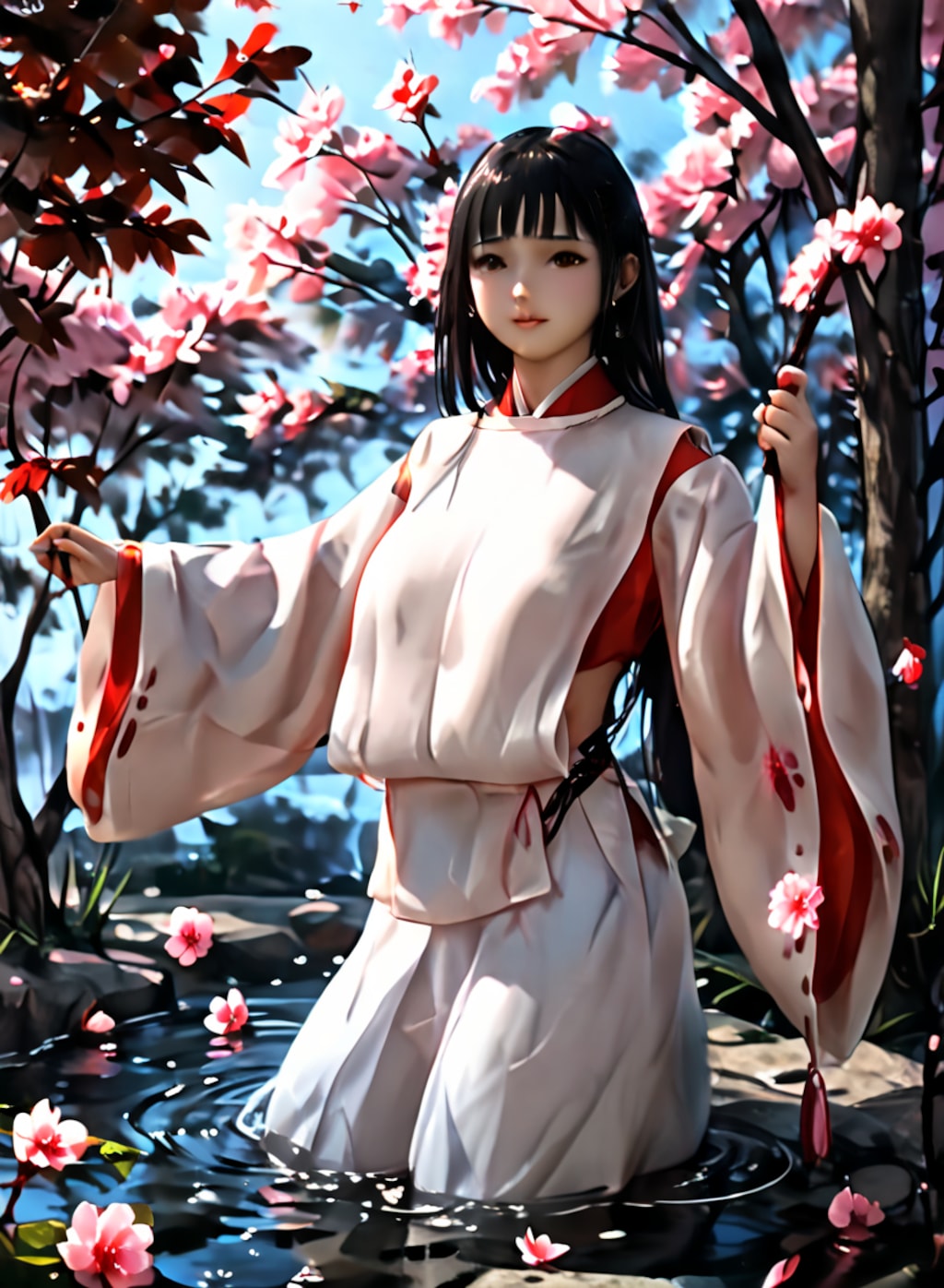 桜吹雪：春の終わりに舞うは誰そ……