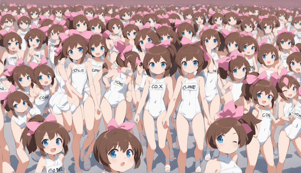 水着ロールちゃん完全増殖