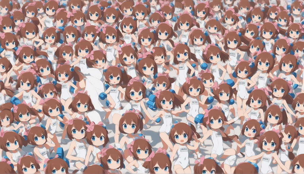 水着ロールちゃん完全増殖