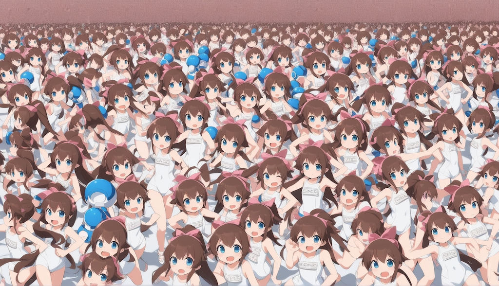 水着ロールちゃん完全増殖