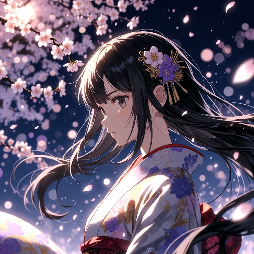 夜桜