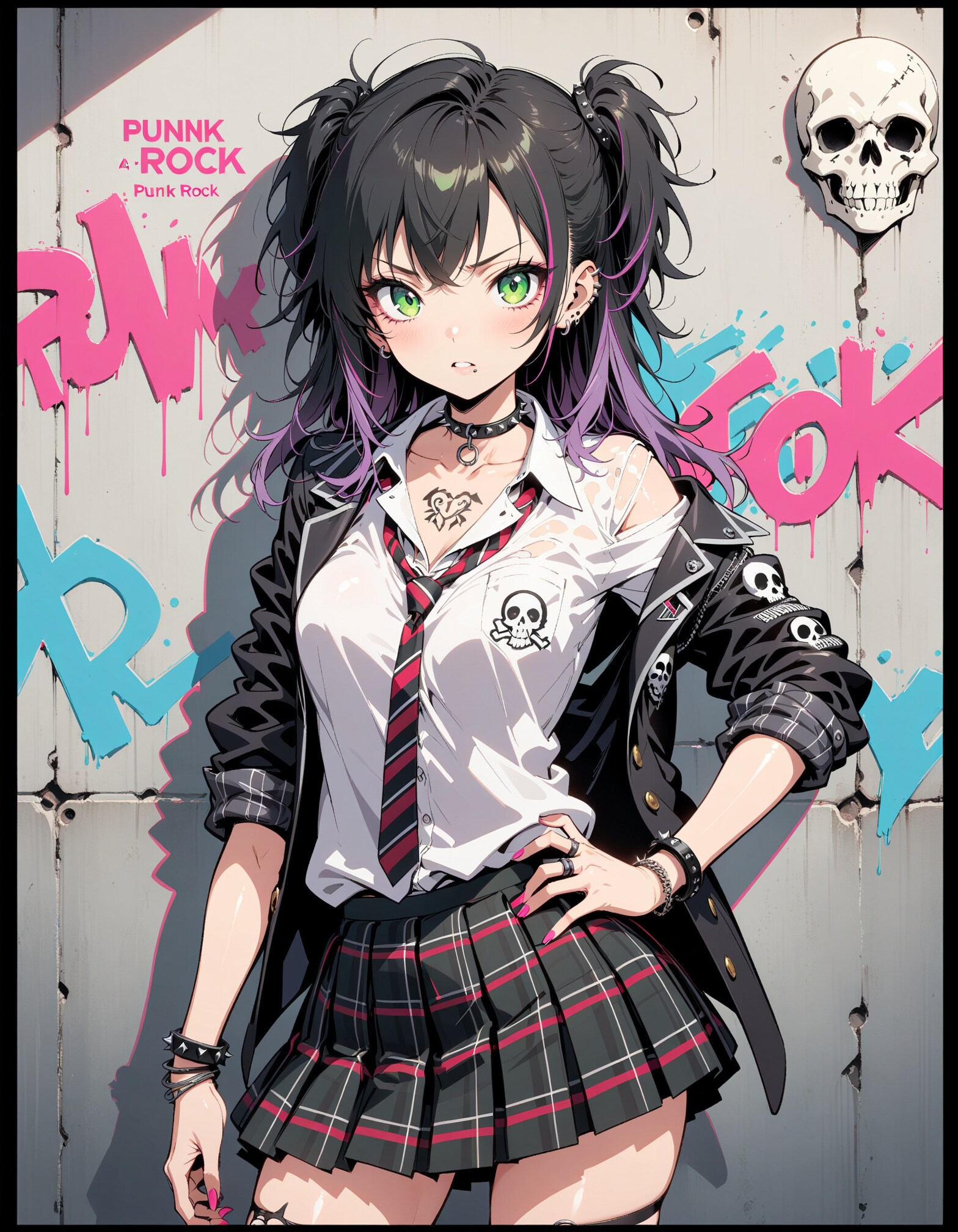 ロッキンJK | の人気AIイラスト・グラビア