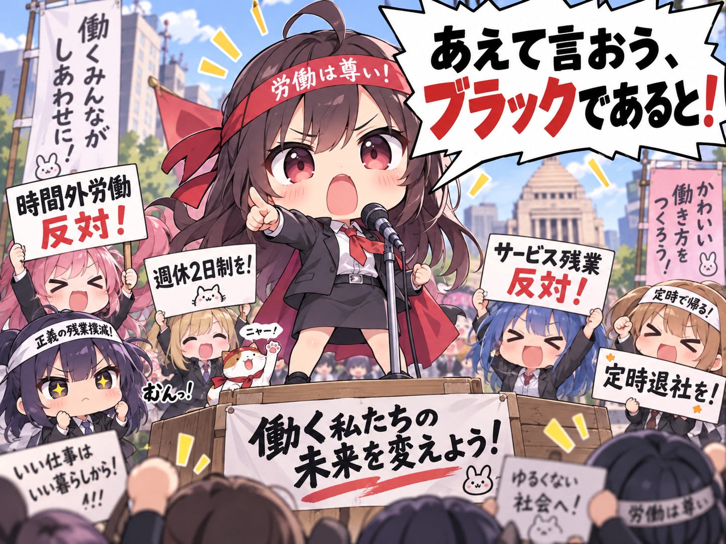あえて言おう、ブラックであると！ | の人気AIイラスト・グラビア