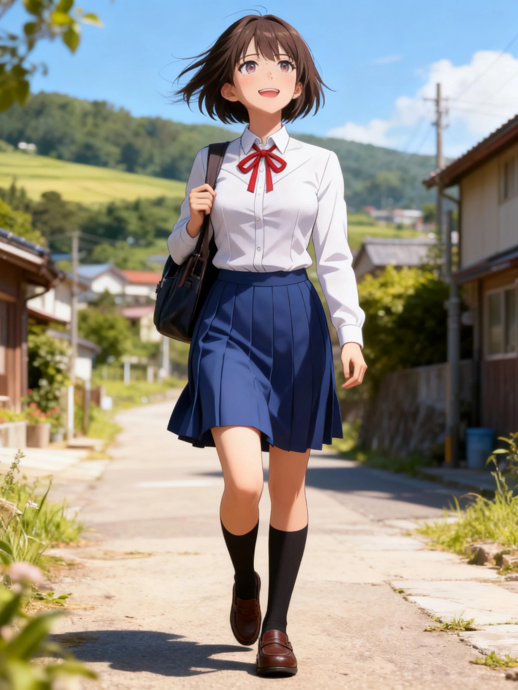 登校 | の人気AIイラスト・グラビア