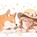 女の子と犬 3枚目