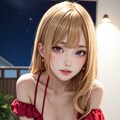 金髪赤ビキニ 2枚目