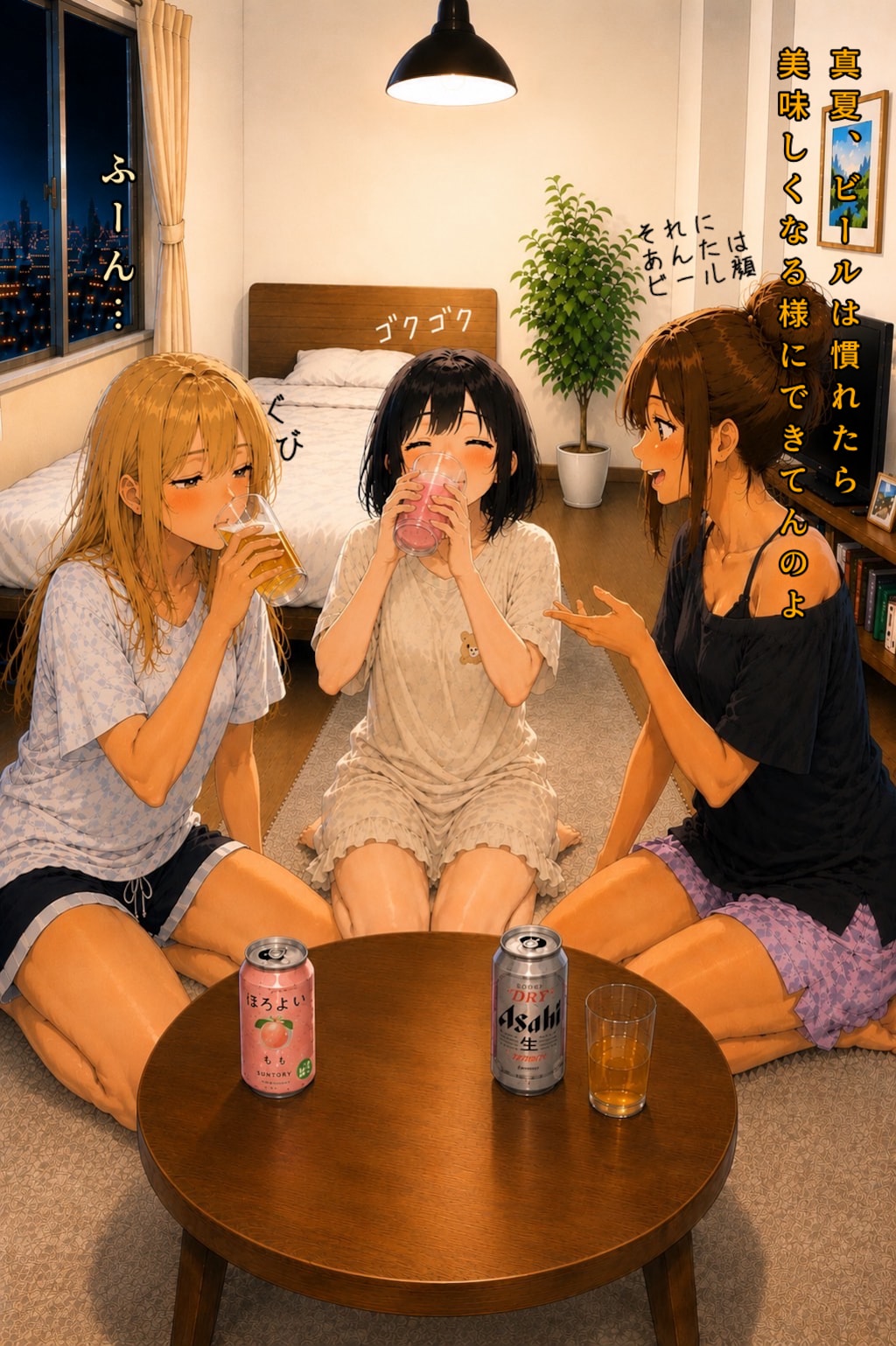 #23お泊まり会×お酒