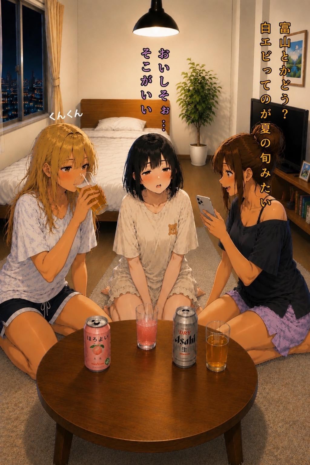 #23お泊まり会×お酒