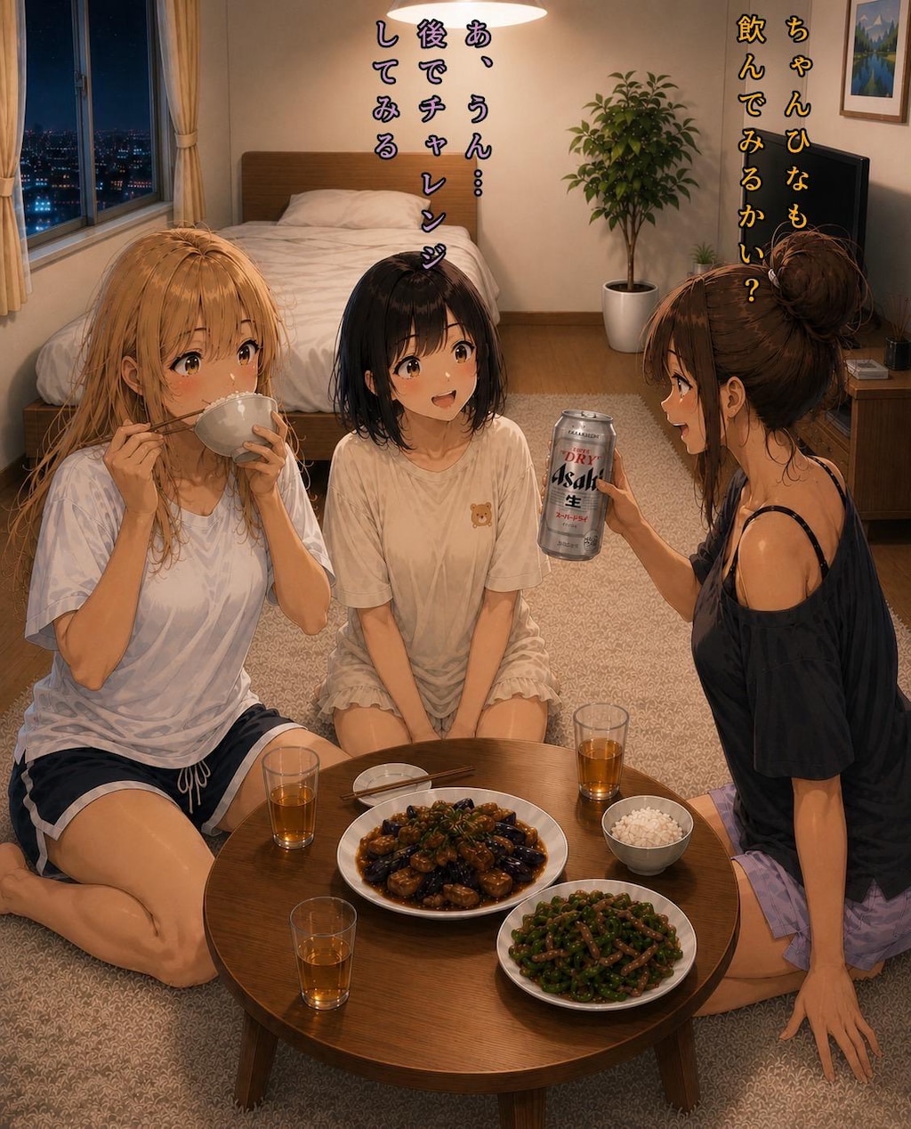 #23お泊まり会×お酒