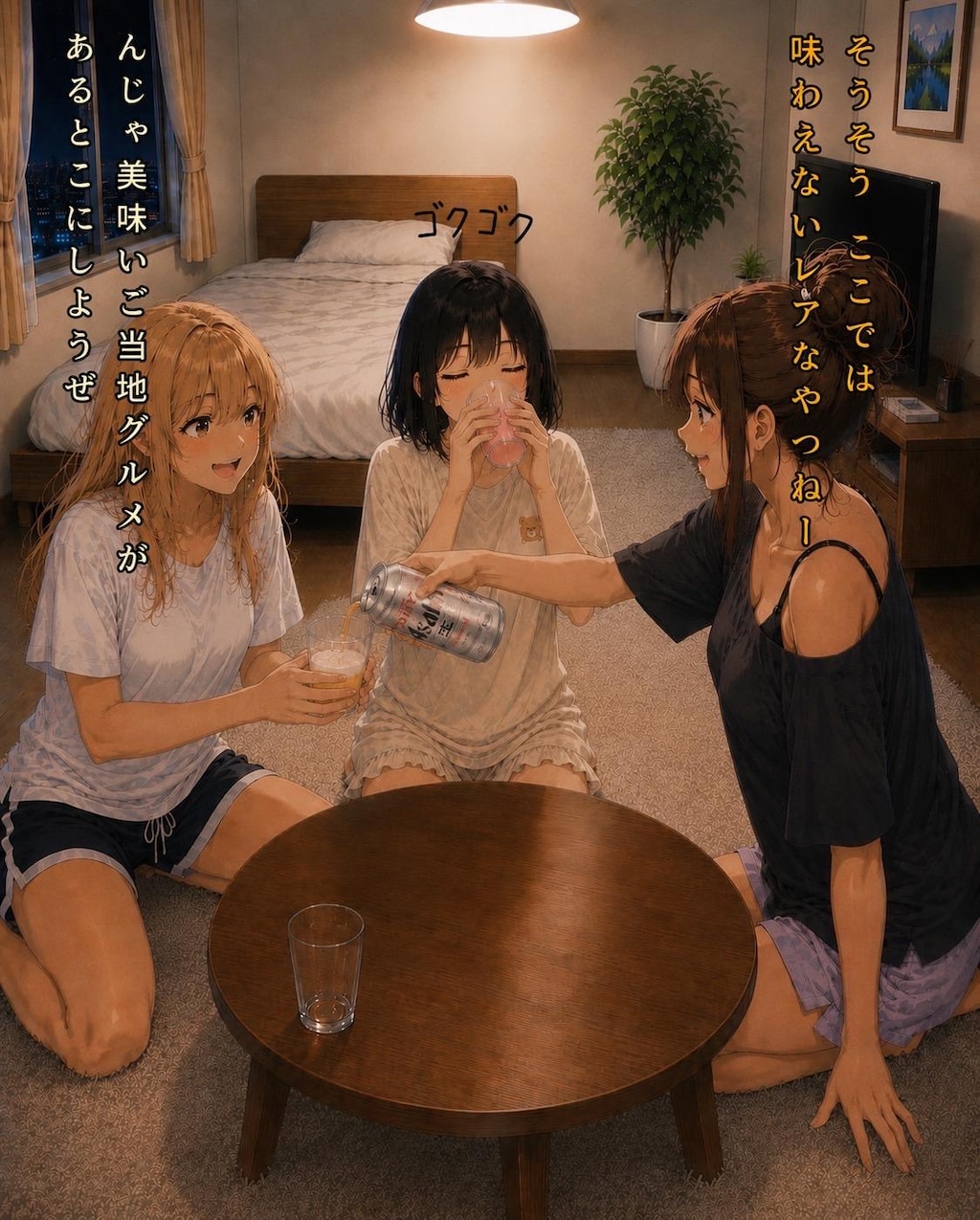 #23お泊まり会×お酒