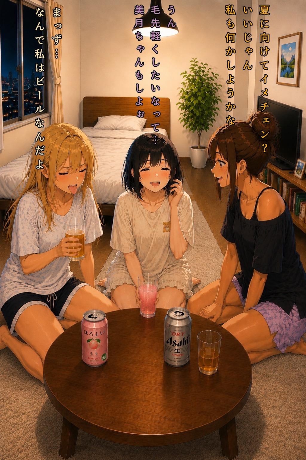 #23お泊まり会×お酒