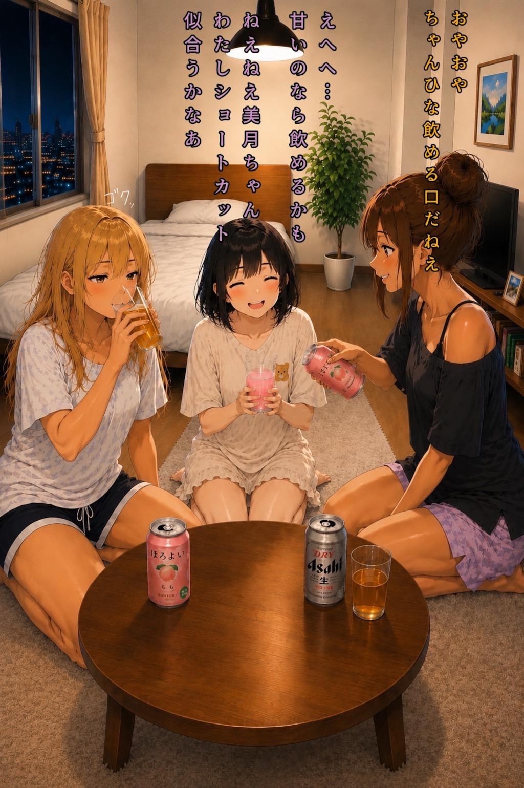 #23お泊まり会×お酒