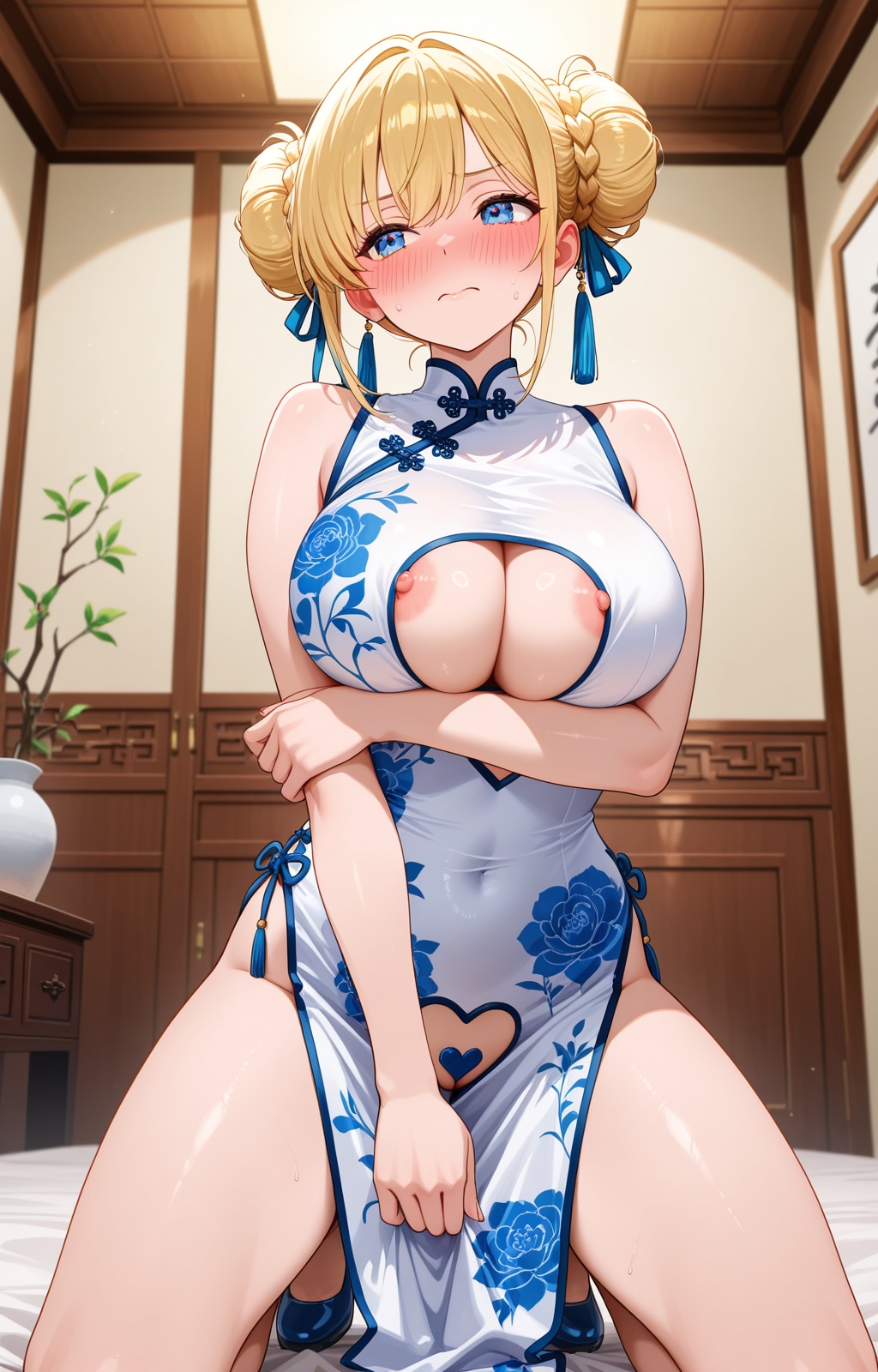 このチャイナドレス露出多くない？