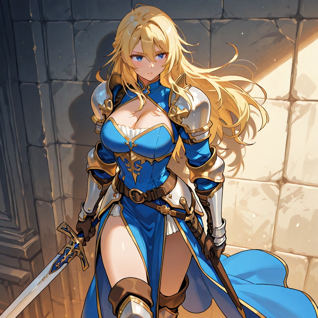 金色の女騎士