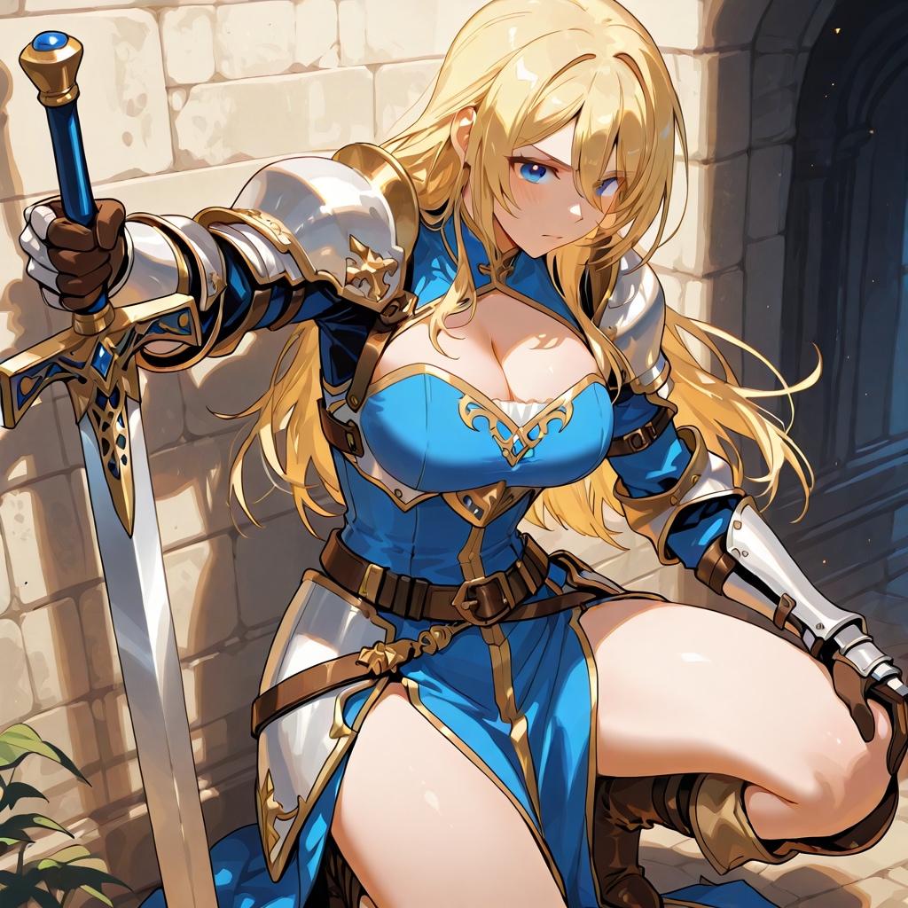 金色の女騎士