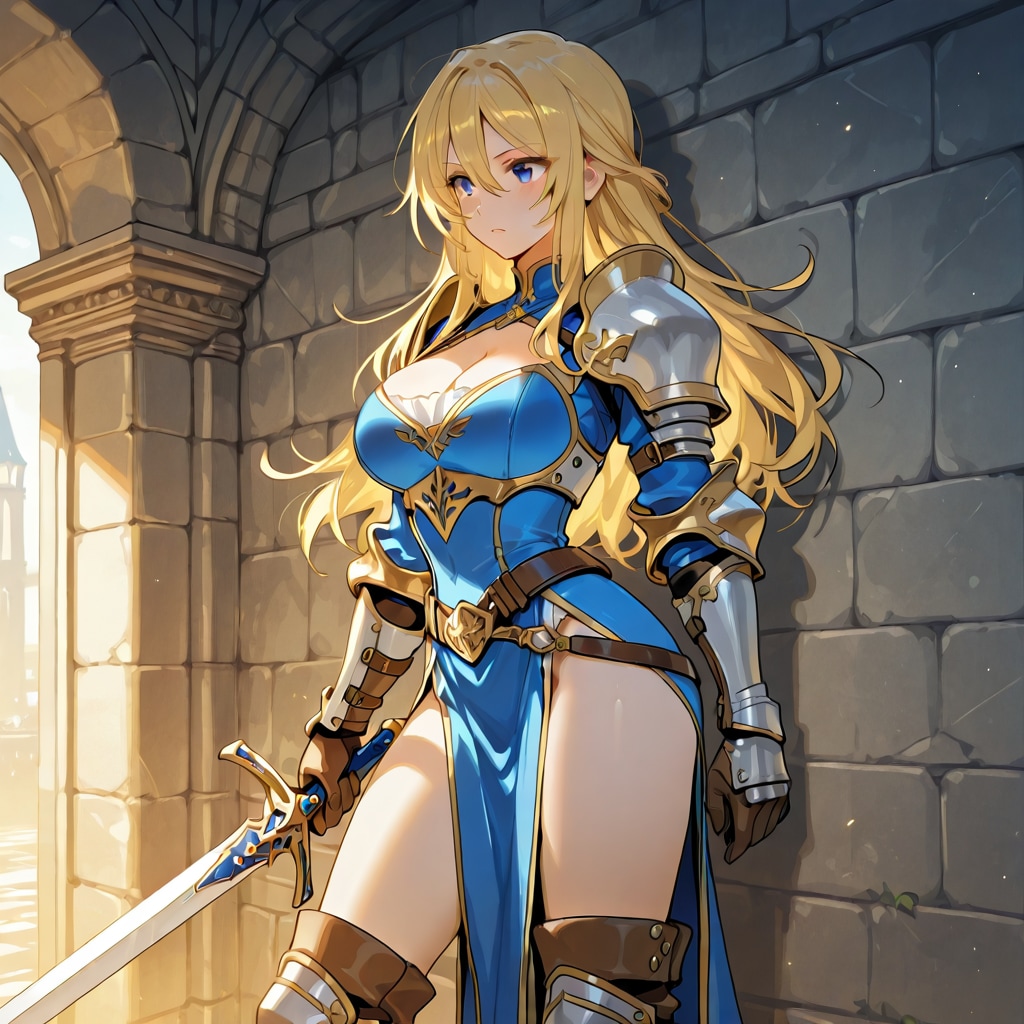 金色の女騎士