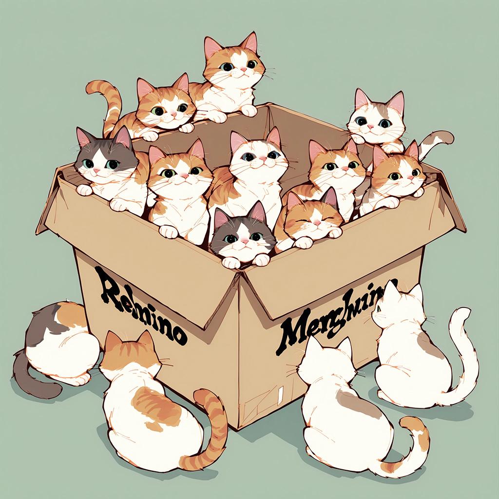 求猫🐈‍⬛BOX2 | の人気AIイラスト・グラビア