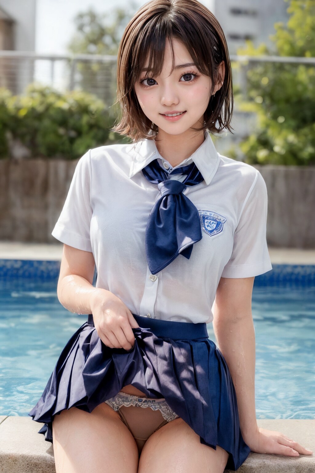 プールサイド