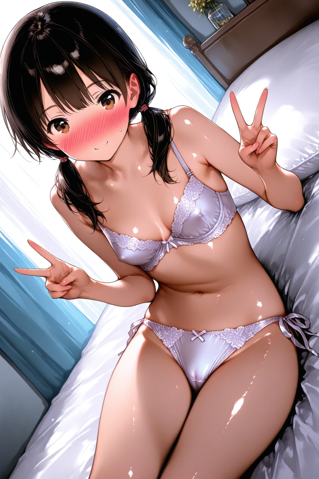 白いランジェリーは欠かせない