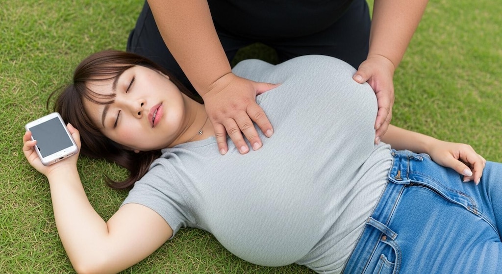 爆乳揉み