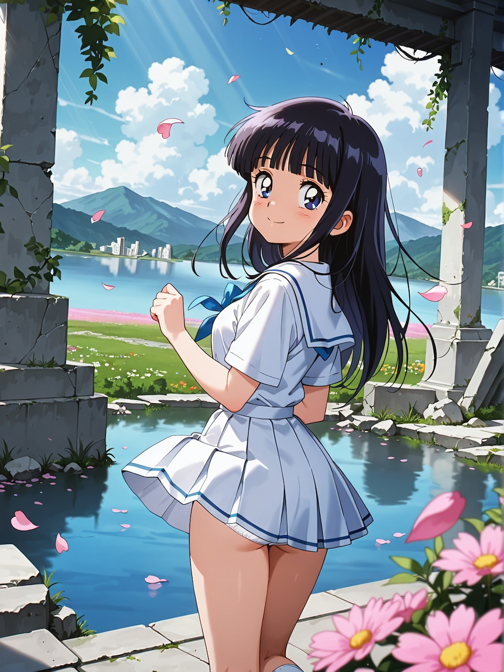 セーラー服の少女