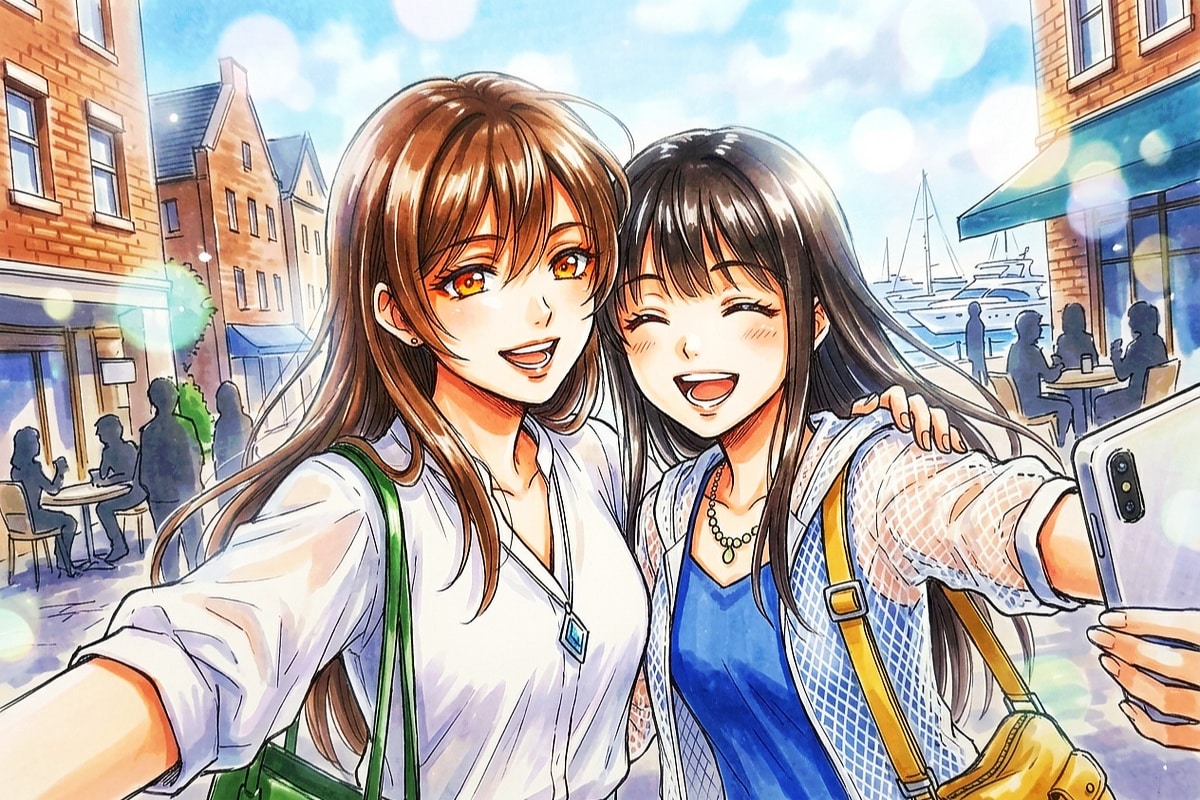 Harbor Town Stroll | の人気AIイラスト・グラビア