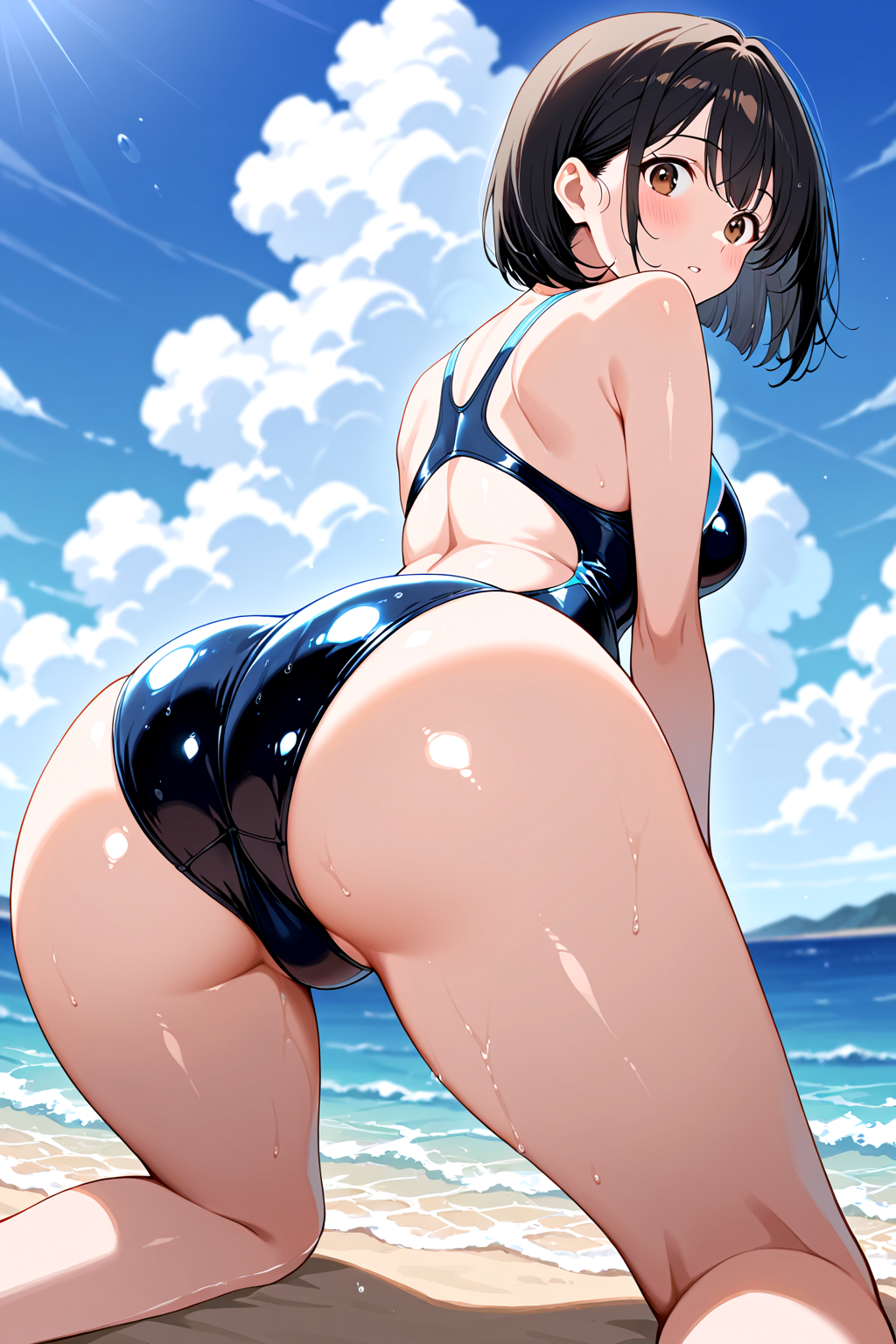 競泳水着写真集「海だって競水」1-12/24