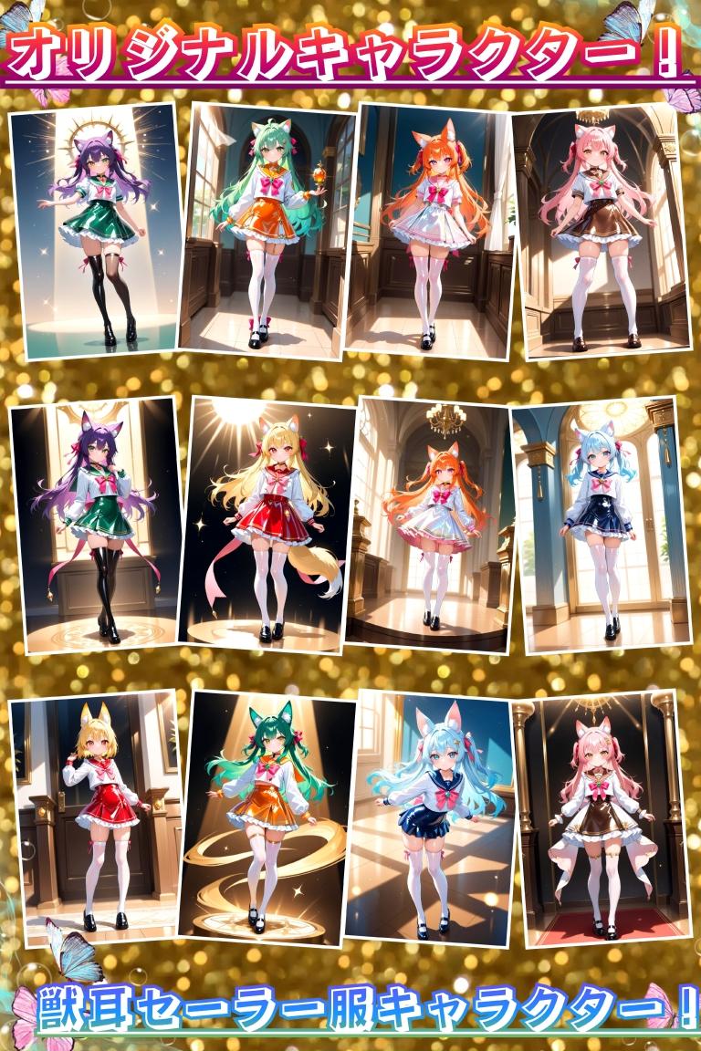 オリジナルキャラクター　セーラー服 | の人気AIイラスト・グラビア