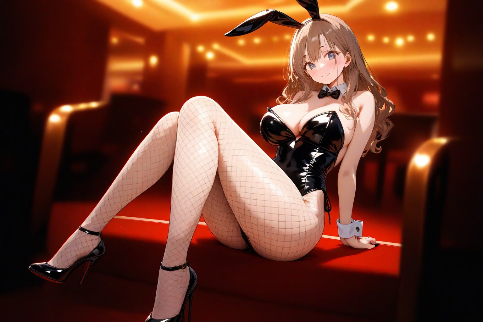 バニーガールになった亜寿沙先生