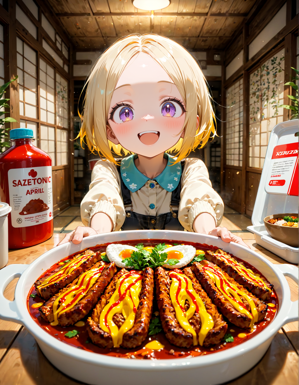 今日は駒ヶ根ソースかつ丼の日。タッパーの日
