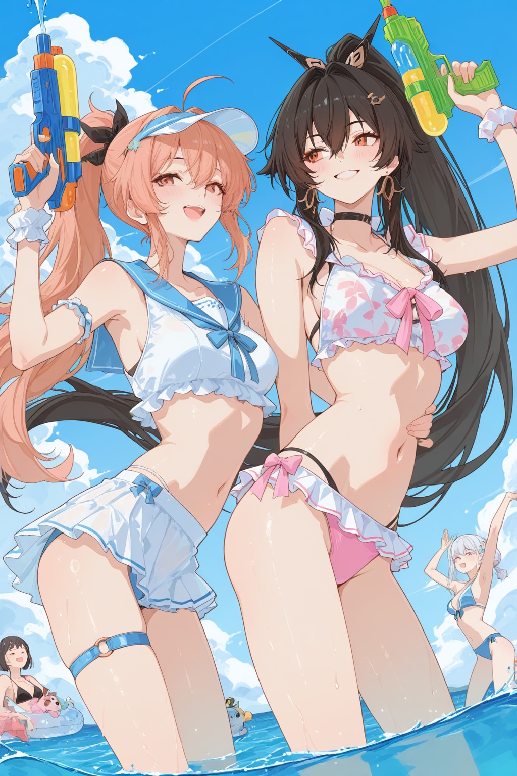 真夏の打ち合い
