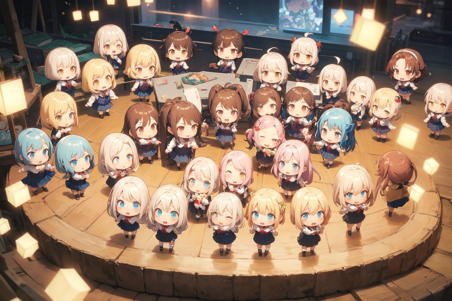 i2i_何名かウインクしてる。 | の人気AIイラスト・グラビア