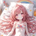 水着を着た女の子(水玉模様ver) 9枚目