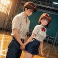 【天津麻衣】勇気をだして男子にアタック！火照った体を抑えられず 2枚目