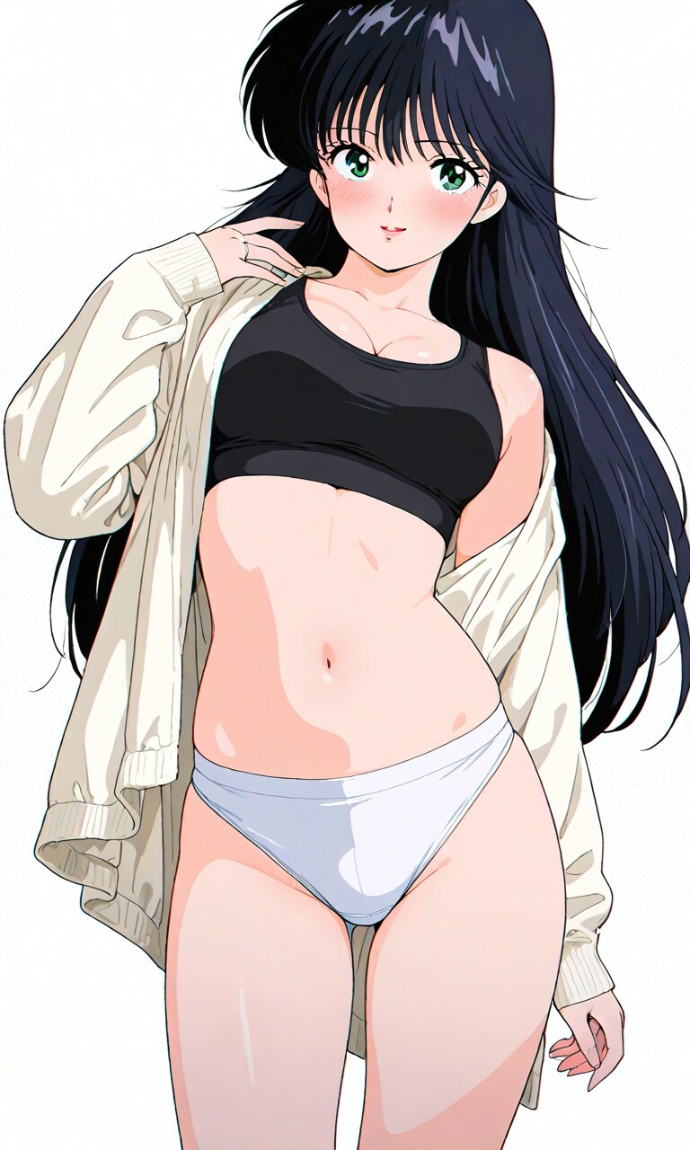 まどかさんのシンプルな下着姿