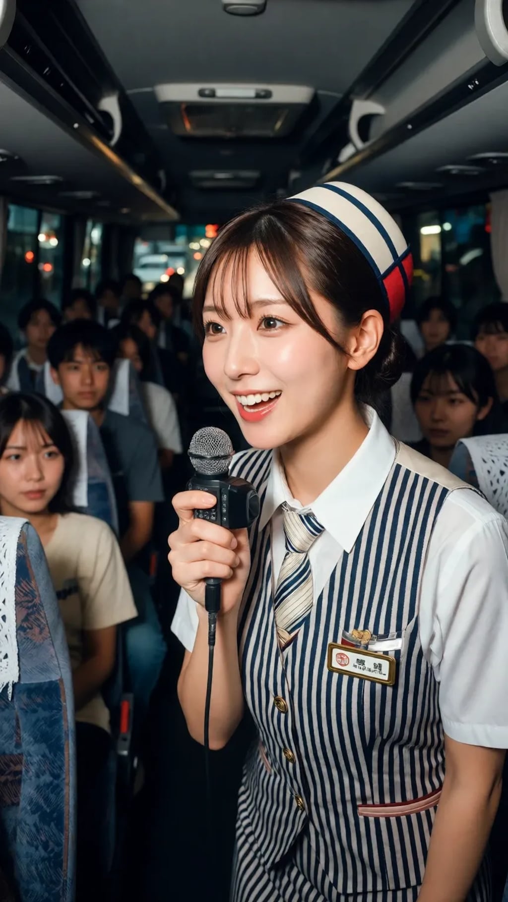 バスガイドのお姉さん