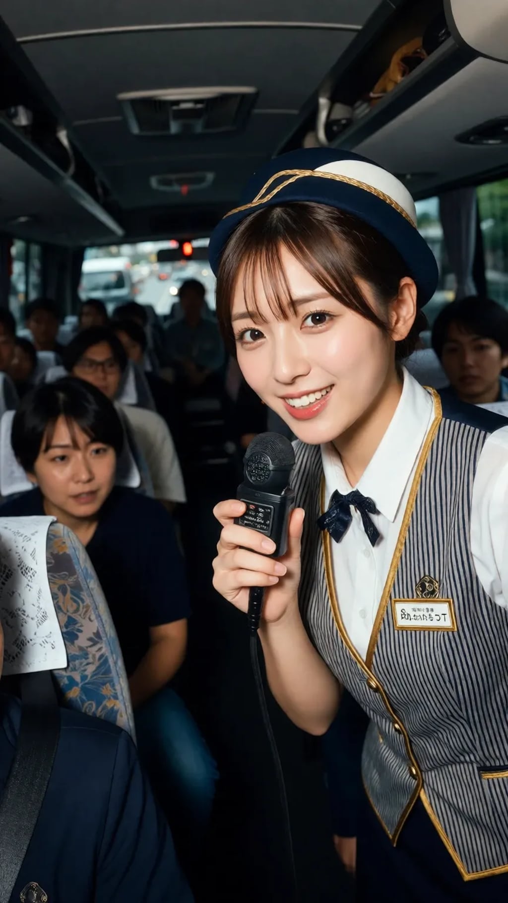 バスガイドのお姉さん