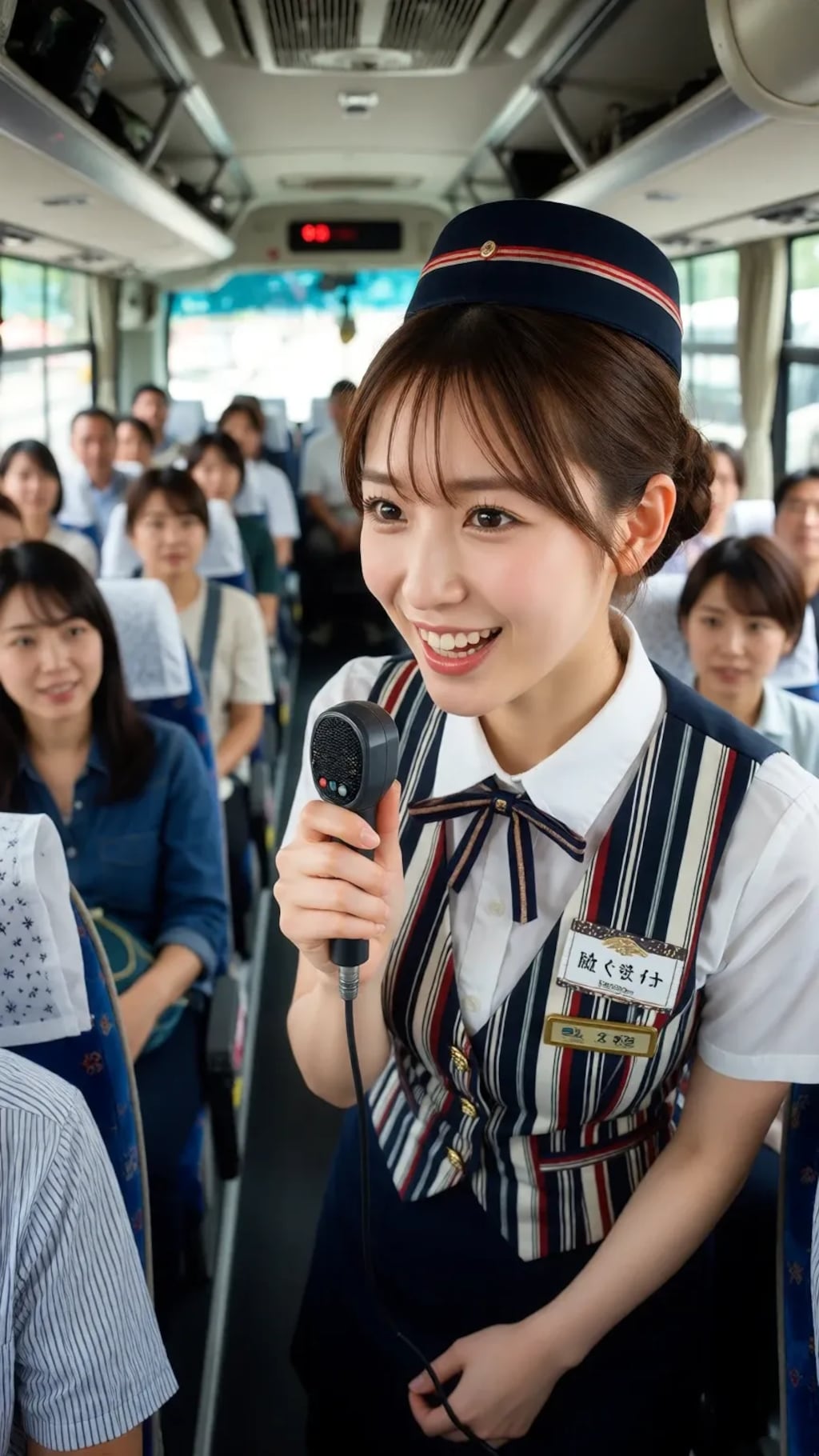 バスガイドのお姉さん