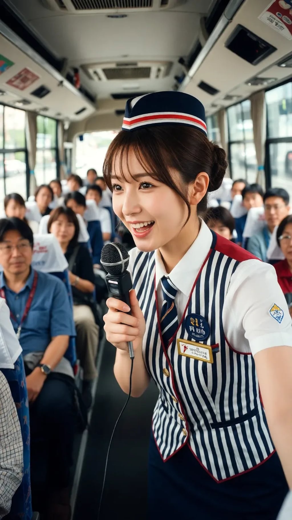 バスガイドのお姉さん