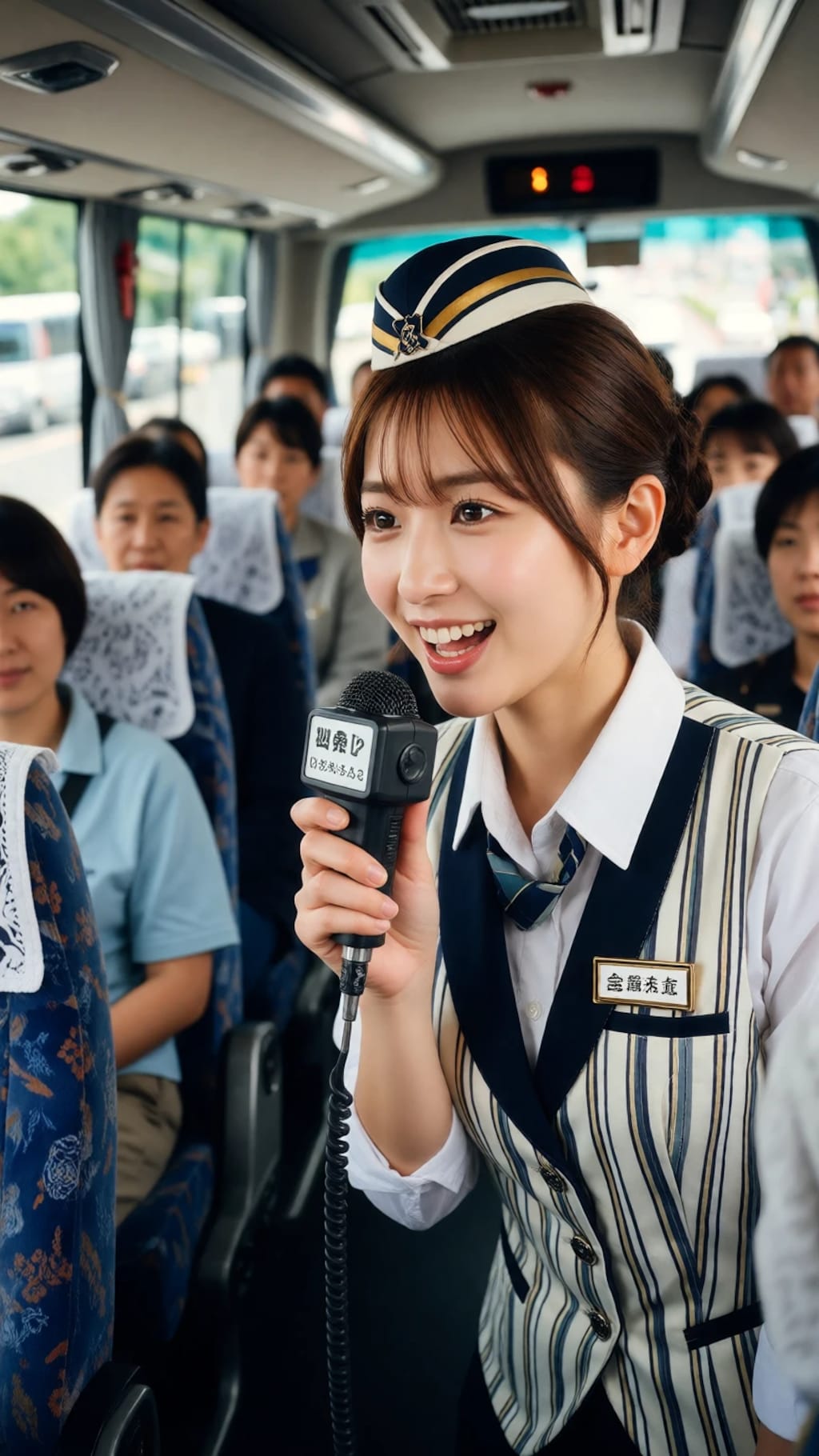 バスガイドのお姉さん